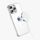 Чехол Keephone X-Crystal MagSnap для iPhone 15 Pro, прозрачный