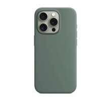 Чехол силиконовый "Silicone Case" для iPhone 15 Pro, зелёный