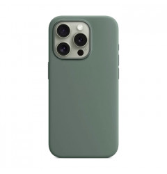 Чехол силиконовый "Silicone Case" для iPhone 15 Pro, зелёный