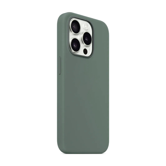 Чехол силиконовый "Silicone Case" для iPhone 15 Pro, зелёный