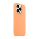 Чехол силиконовый "Silicone Case" для iPhone 15 Pro, оранжевый