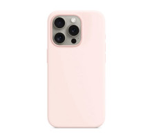 Чехол силиконовый "Silicone Case" для iPhone 15 Pro, светло розовый