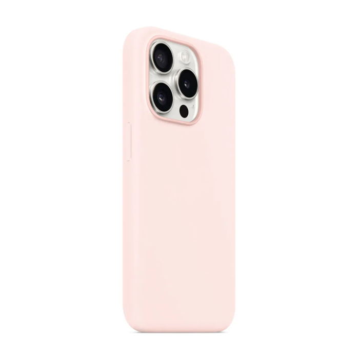 Чехол силиконовый "Silicone Case" для iPhone 15 Pro, светло розовый