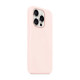 Чехол силиконовый "Silicone Case" для iPhone 15 Pro, светло розовый