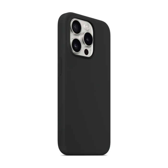 Чехол силиконовый "Silicone Case" для iPhone 15 Pro, чёрный