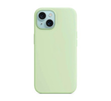 Чехол силиконовый "Silicone Case" для iPhone 15, мята