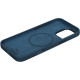 Чехол Deppa Liquid Silicone Case Magsafe для iPhone 16 Pro Max, синий