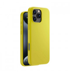 Чехол Deppa Liquid Silicone Case Magsafe для iPhone 16 Pro, жёлтый