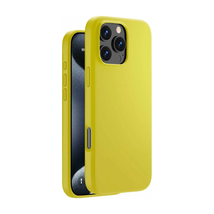 Чехол Deppa Liquid Silicone Case Magsafe для iPhone 16 Pro, жёлтый