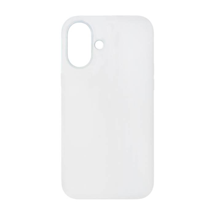 Чехол силиконовый Silicone Case для iPhone 16, белый
