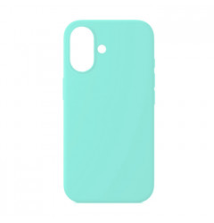 Чехол силиконовый Silicone Case для iPhone 16, бирюзовый