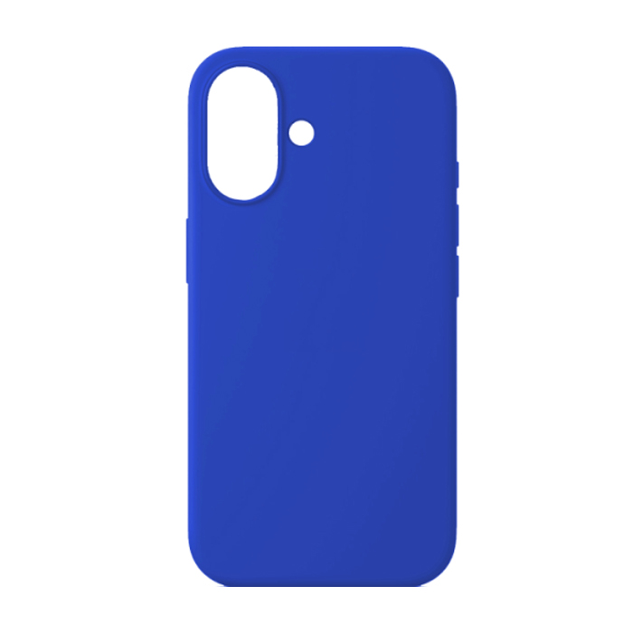 Чехол силиконовый Silicone Case для iPhone 16, ультрамарин