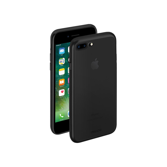 Чехол Deppa Gel Plus для iPhone 7 Plus/8 Plus, чёрный