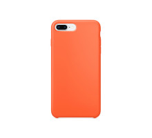 Силиконовый чехол Silicone Case для iPhone 7 Plus/8 Plus, оранжевый