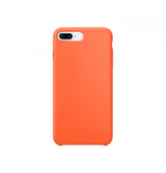 Силиконовый чехол Silicone Case для iPhone 7 Plus/8 Plus, оранжевый