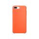 Силиконовый чехол Silicone Case для iPhone 7 Plus/8 Plus, оранжевый