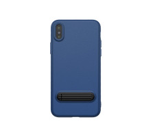 Чехол Baseus Happy Watching Supporting Case для iPhone X, синий