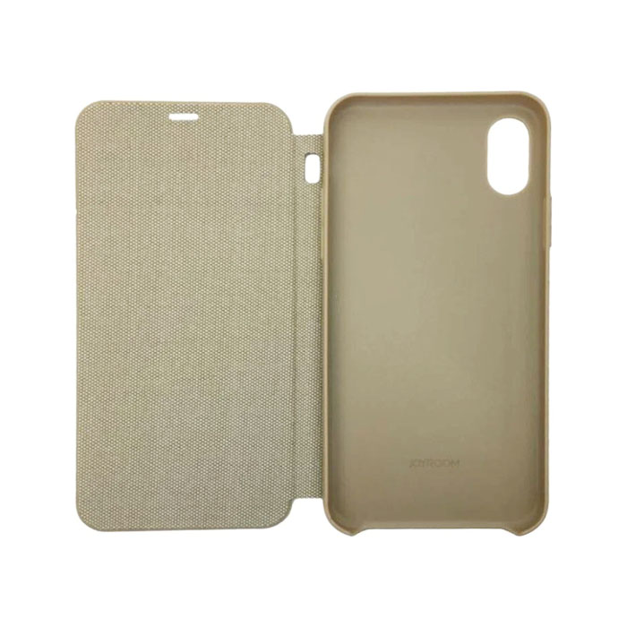 Чехол-книжка Joyroom Leon Series JR-BP357 для iPhone X, бежевый