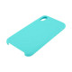Чехол Silicone Case simple для iPhone X/XS, бирюзовый