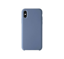 Чехол Silicone Case simple для iPhone X/XS, серая лаванда