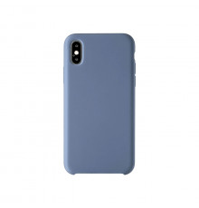Чехол Silicone Case simple для iPhone X/XS, серая лаванда