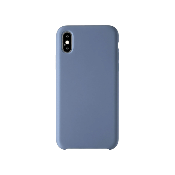 Чехол Silicone Case simple для iPhone X/XS, серая лаванда