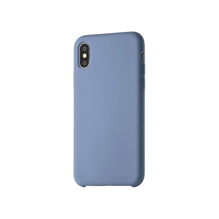 Чехол Silicone Case simple для iPhone X/XS, серая лаванда