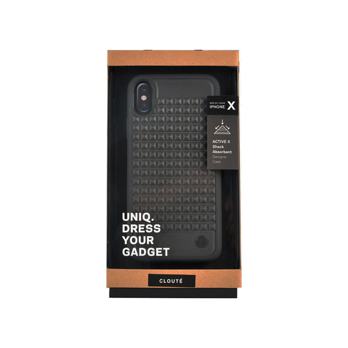 Чехол Uniq Cloute для iPhone X, чёрный