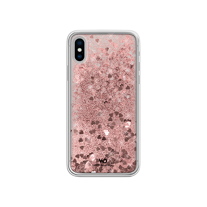 Чехол White Diamonds Sparkle для iPhone X/XS, розовое золото