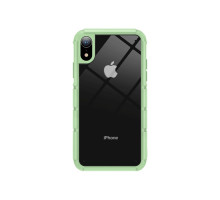 Чехол Baseus Tank Case для iPhone XR, прозрачный с зеленым