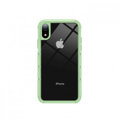 Чехол Baseus Tank Case для iPhone XR, прозрачный с зеленым