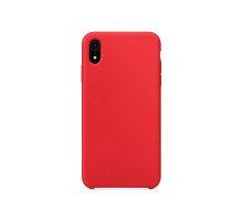 Силиконовый чехол Silicone Case для iPhone XR, красный