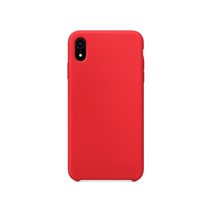 Силиконовый чехол Silicone Case для iPhone XR, красный