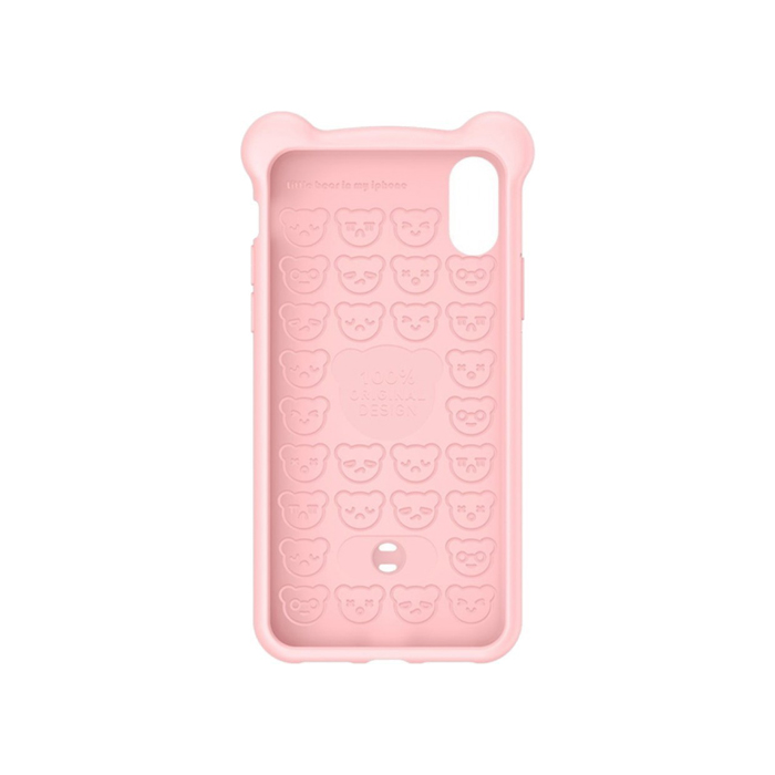 Чехол Baseus Bear Silicone Case для iPhone XS Max, розовый