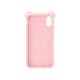 Чехол Baseus Bear Silicone Case для iPhone XS Max, розовый