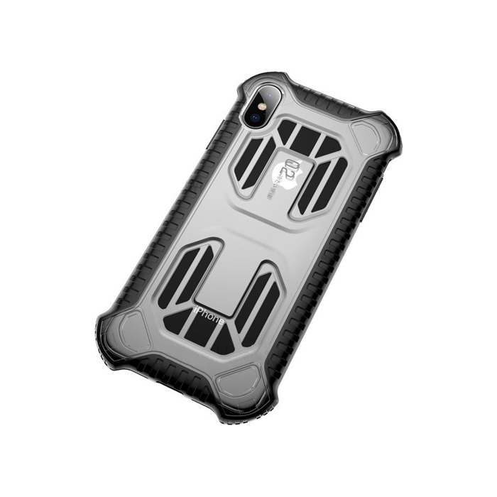 Чехол Baseus Cold front cooling Case для iPhone XS Max, прозрачно черный