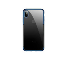 Чехол Baseus Glitter Case для iPhone XS Max, прозрачно синий