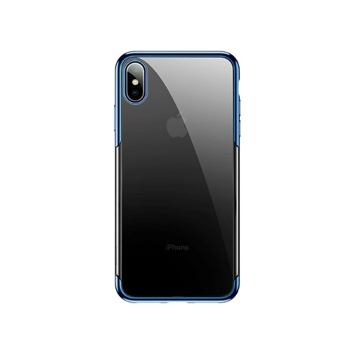 Чехол Baseus Glitter Case для iPhone XS Max, прозрачно синий