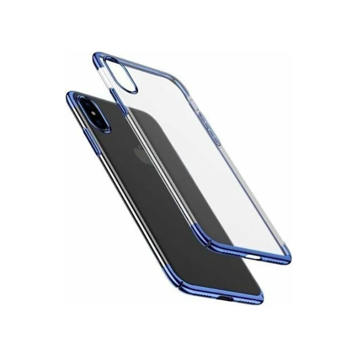 Чехол Baseus Glitter Case для iPhone XS Max, прозрачно синий