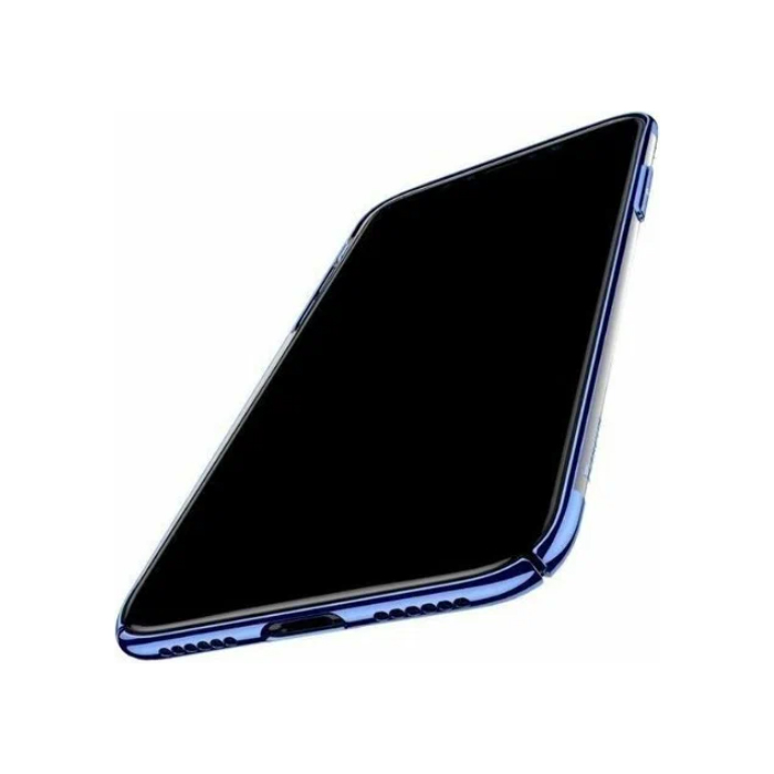 Чехол Baseus Glitter Case для iPhone XS Max, прозрачно синий