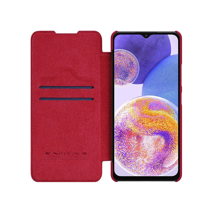 Чехол-книжка Nillkin Qin Leather Case для Samsung Galaxy A23 4G, красный