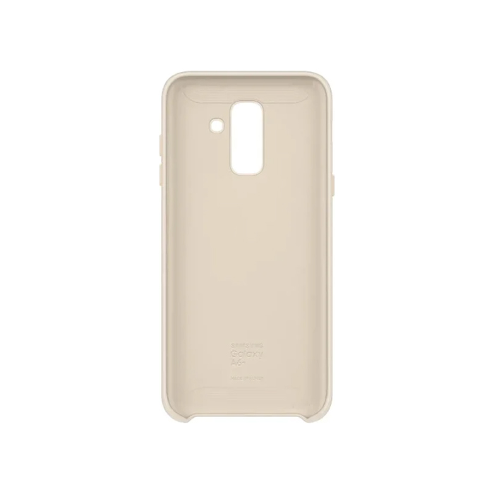 Чехол Dual Layer Cover для Samsung Galaxy A6 Plus (2018), золотой