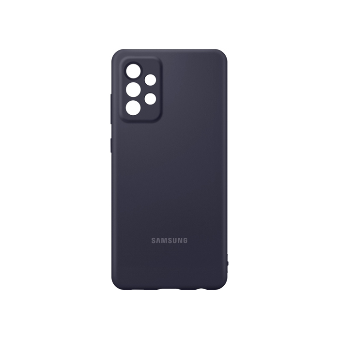 Чехол Silicone Cover EF-PA725TBEGRU для Samsung Galaxy A72, чёрный
