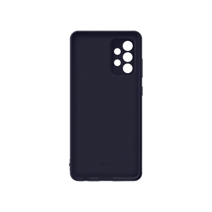 Чехол Silicone Cover EF-PA725TBEGRU для Samsung Galaxy A72, чёрный