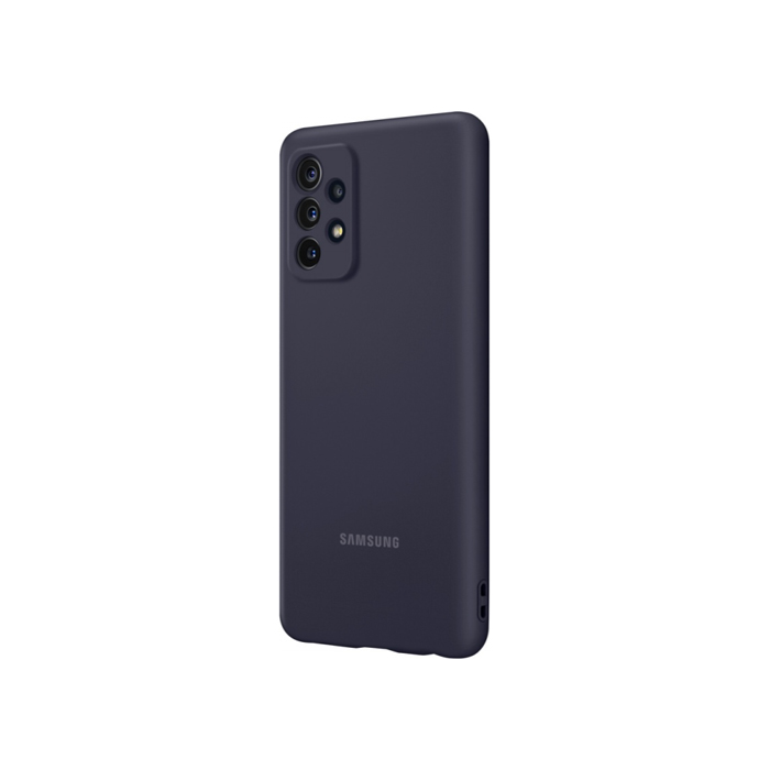 Чехол Silicone Cover EF-PA725TBEGRU для Samsung Galaxy A72, чёрный