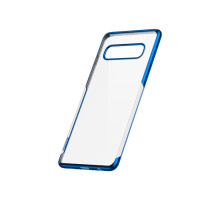 Чехол Baseus Shining Series для Samsung Galaxy S10 Plus, прозрачный с синим
