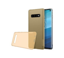 Чехол Nillkin Nature для Samsung Galaxy S10, прозрачно коричневый