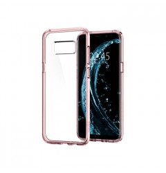 Чехол  Spigen Ultra Hybrid для Samsung Galaxy S8, прозрачно розовый