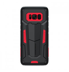 Чехол Nillkin Defender для Samsung Galaxy S8 Plus, чёрный с красным