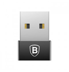 Адаптер-переходник Baseus Exquisite USB to Type-C, чёрный
